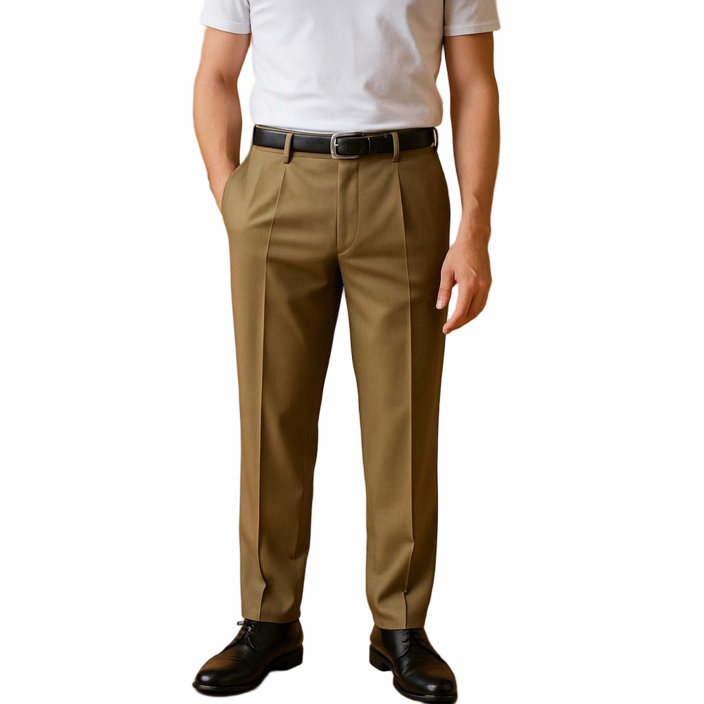 Haggar Classic Fit Tan Men's Dress Pants NWT